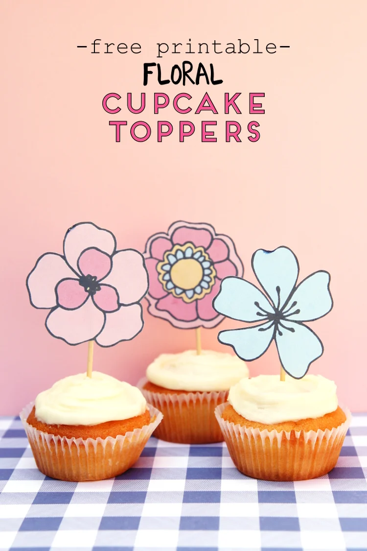 FREE PRINTABLE FLORAL CUPCAKE TOPPERS. — Gathering Beauty free-printable-floral-cupcake-toppers-gathering-beauty