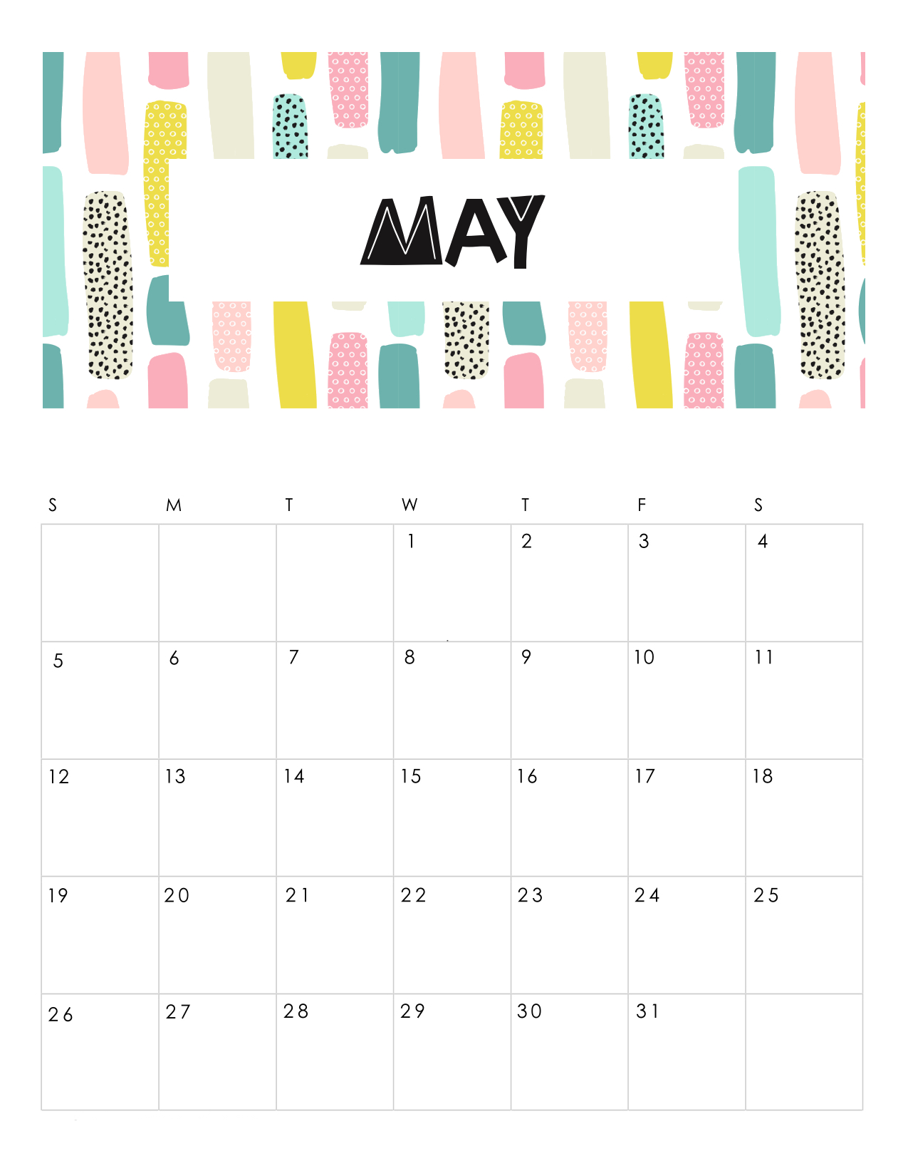 free-printable-abstract-patterned-calendar-2019-may.jpg