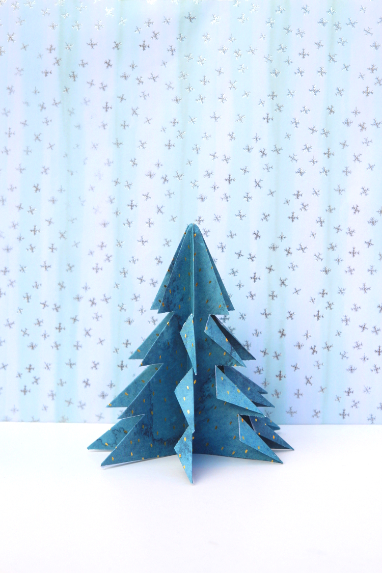 How To Make Easy Origami Christmas Trees Gathering Beauty