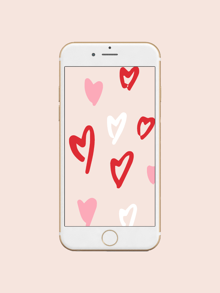 Free Valentine's Day Heart Wallpaper For Your Desktop Or Phone — Gathering  Beauty