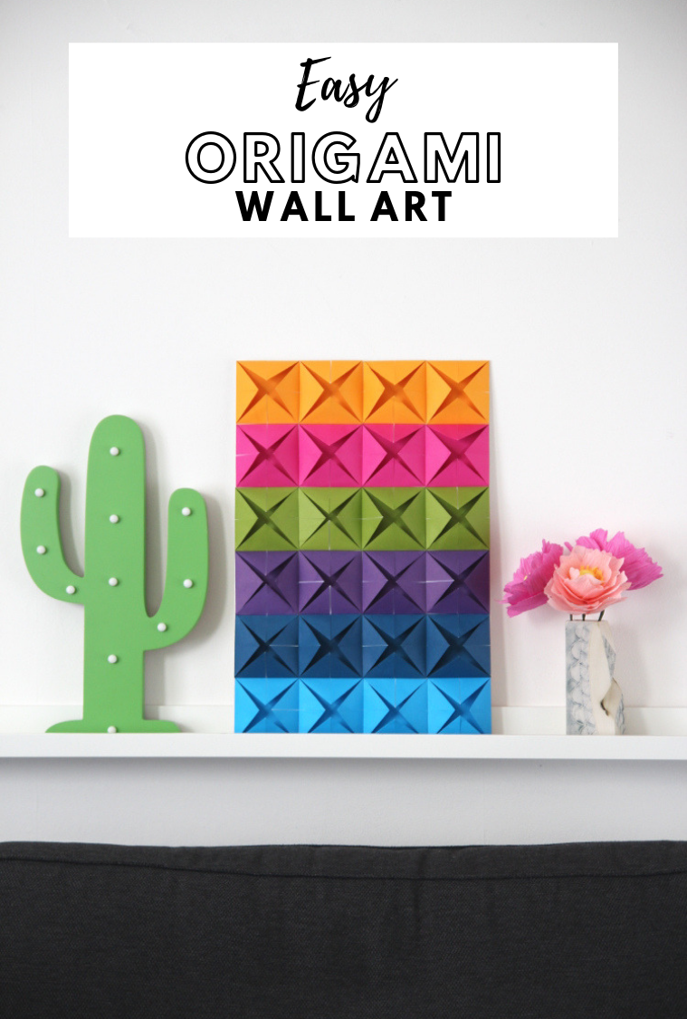 Easy Origami Wall Art Gathering Beauty