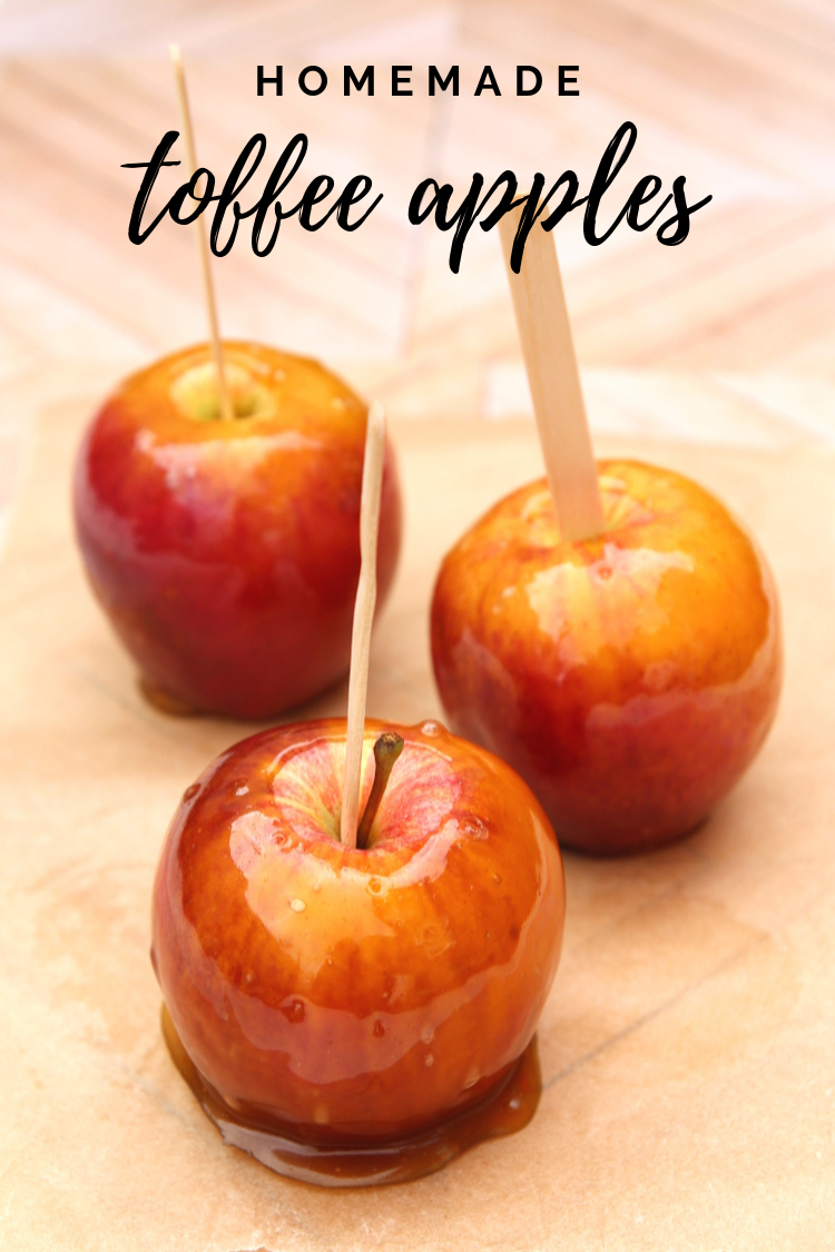 HOMEMADE TOFFEE APPLES