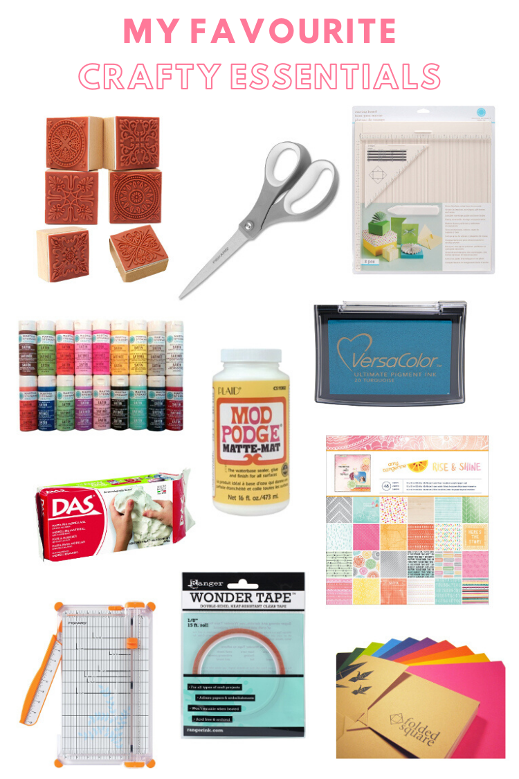 My Favorite Paper Crafting Tools and Supplies - Crafting Cheerfully