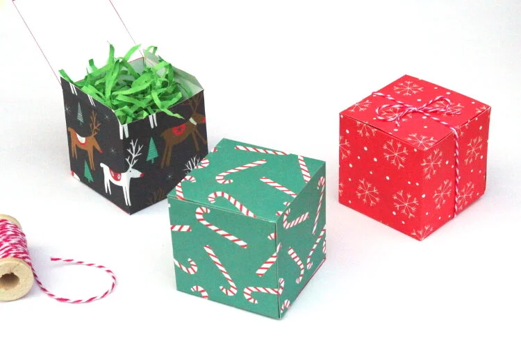 DIY CHRISTMAS GIFT BOX FREE PRINTABLE TEMPLATE Gathering Beauty