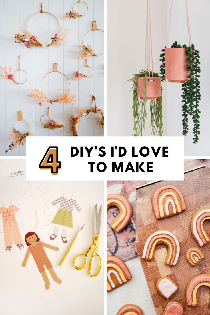 HAPPY NEW YEAR AND 4 DIY'S I'D LOVE TO MAKE.