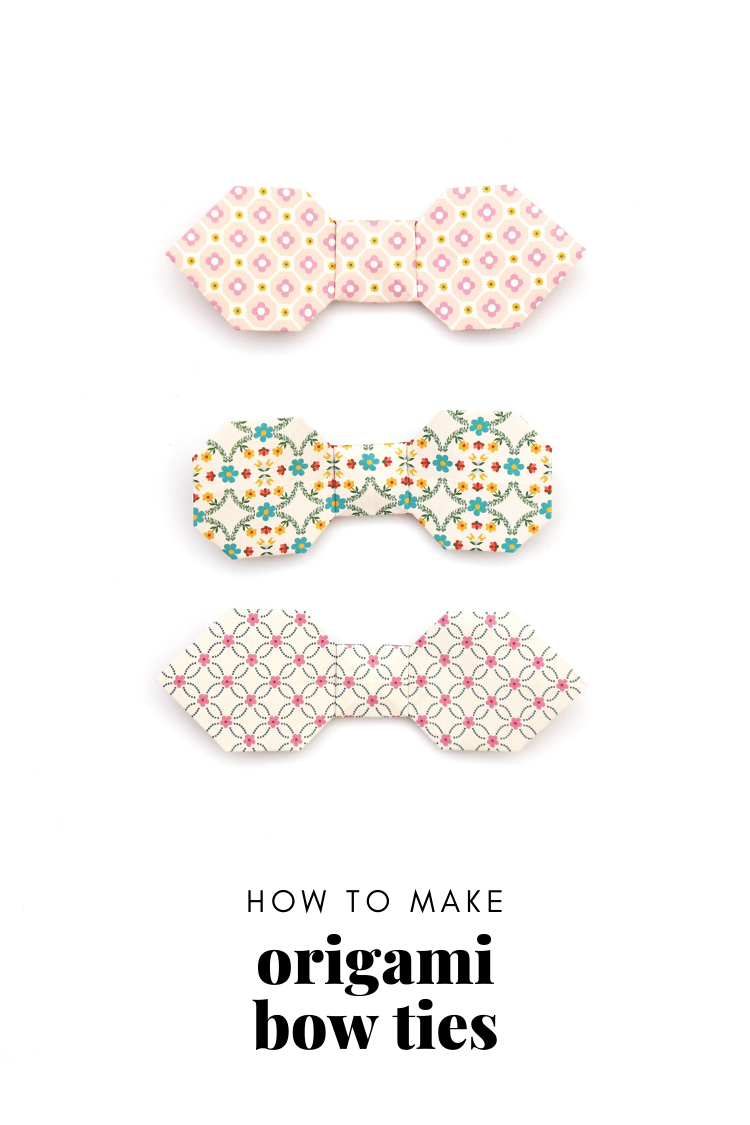 how to make easy origami bow ties gathering beauty