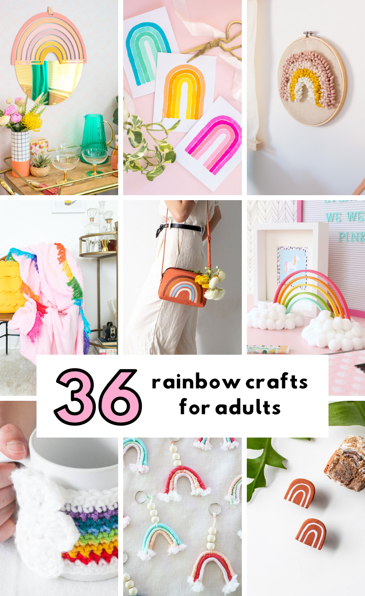 30+ Rainbow Crafts For Adults — Gathering Beauty