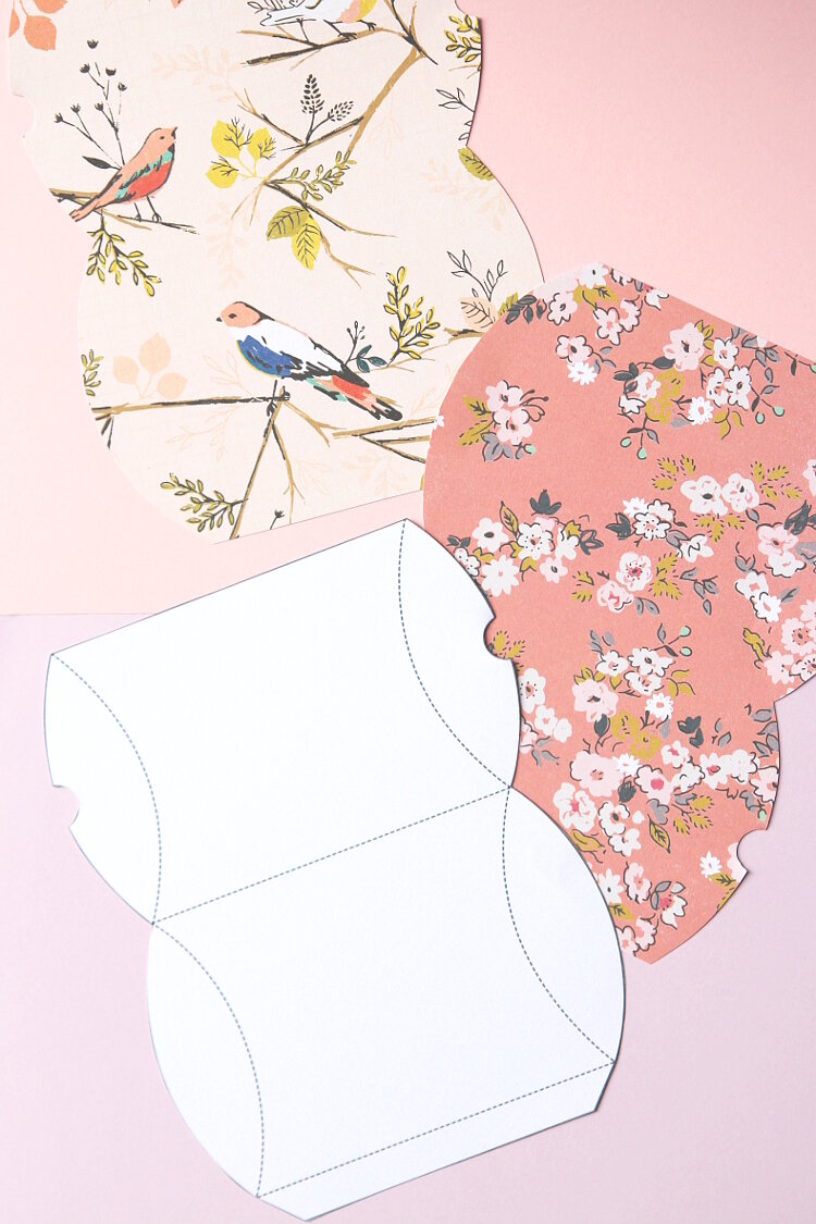 Download Free Printable Pillow Box Template Gathering Beauty