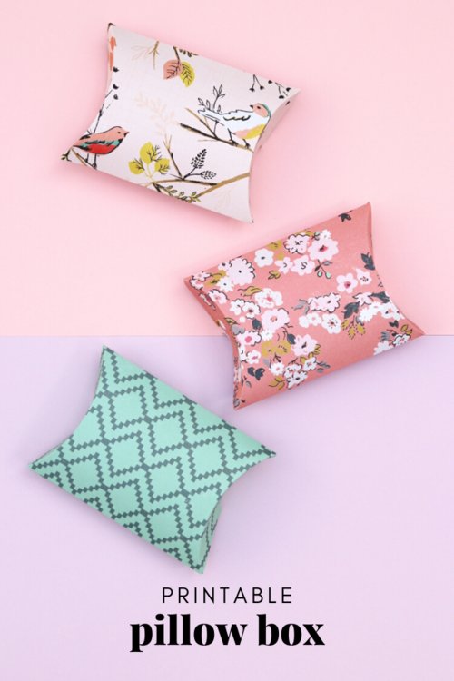 Download Free Printable Pillow Box Template Gathering Beauty