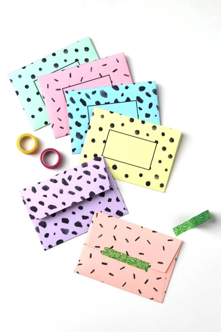 Free Printable Patterned Envelope Gathering Beauty