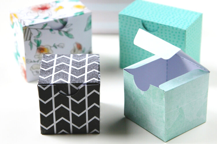 Diy Gift Box Template Gathering Beauty