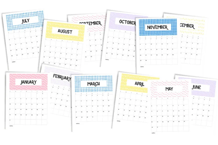 Free Printable 21 Calendar Gathering Beauty