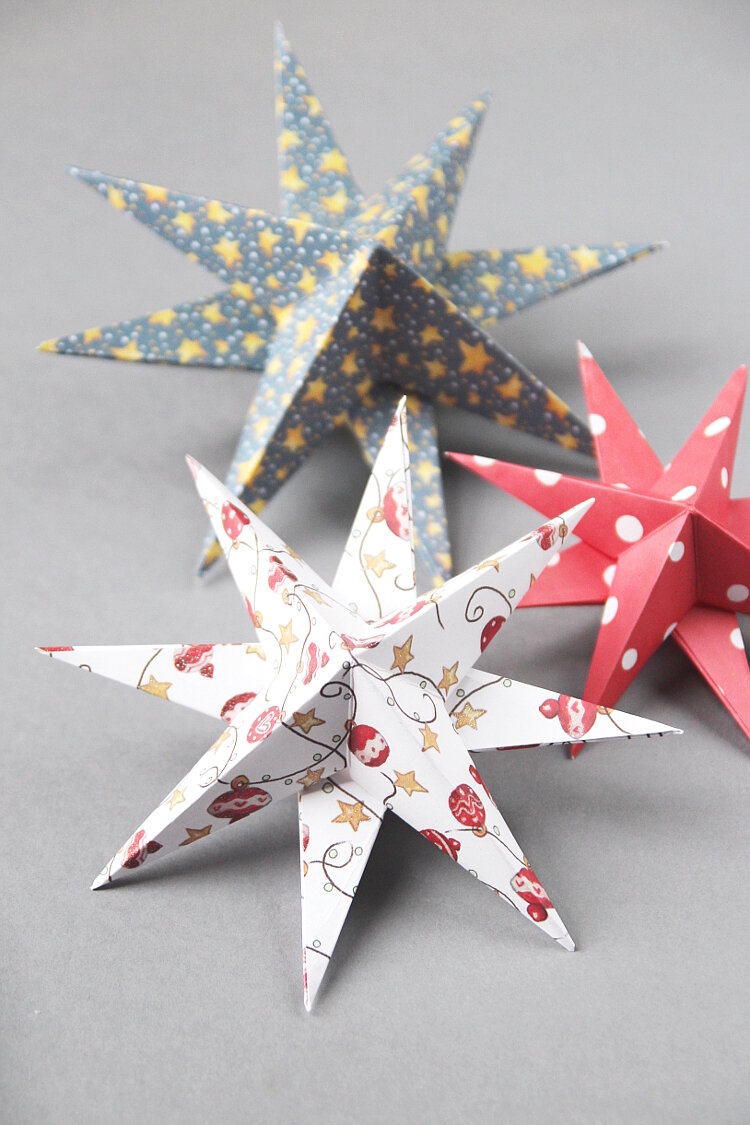 3D Paper Stars