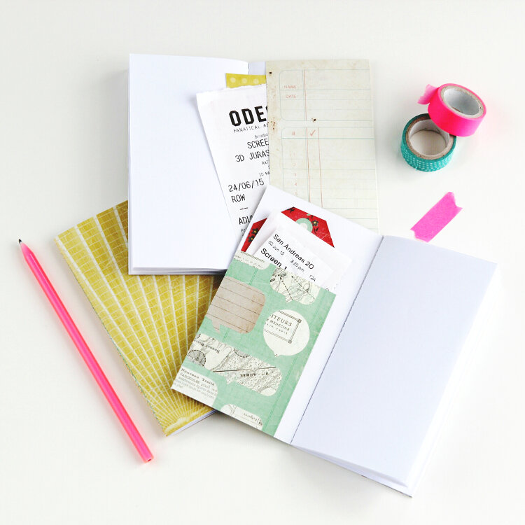 mini pocket notebook DIY