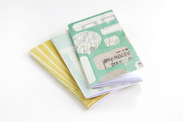 DIY pocket notebook stack