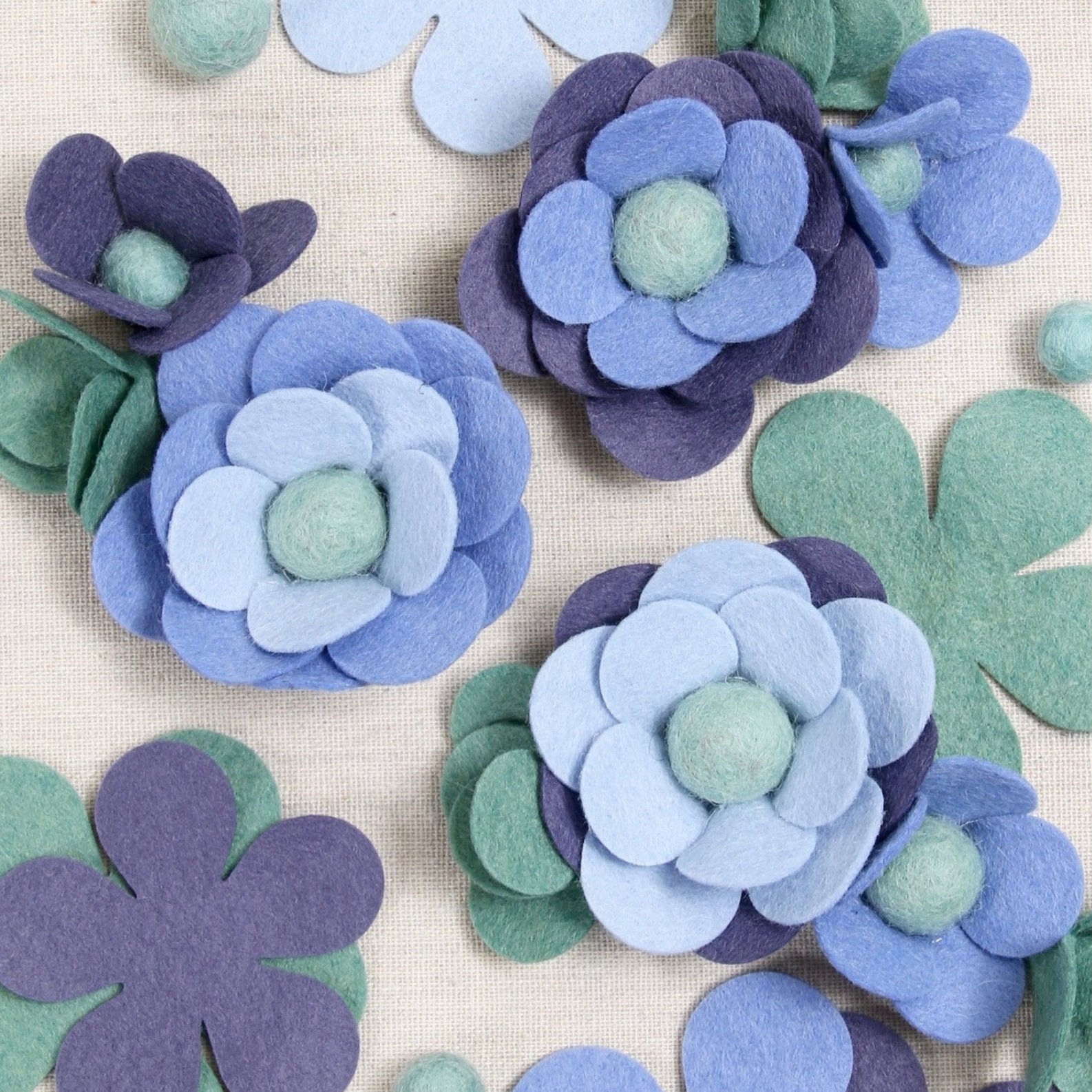 Sweethearts Violet // Felt Shapes // Wool Felt Pom Poms Felt -  in 2023