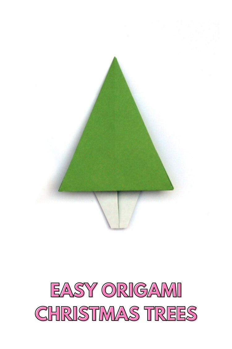 EASY ORIGAMI CHRISTMAS TREES — Gathering Beauty easy-origami-christmas-trees-gathering-beauty