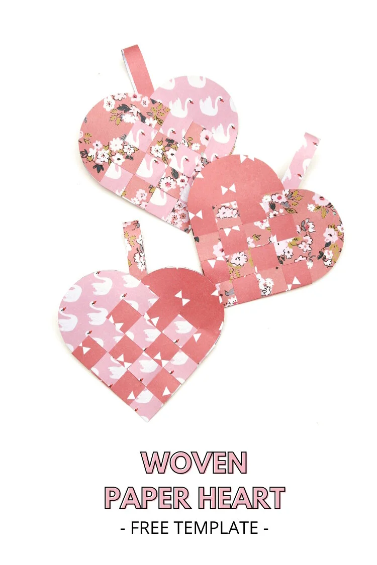 Woven Paper Heart Template — Gathering Beauty