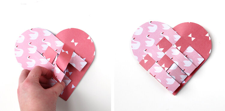 How to Make a Sweet and Simple Woven Heart Craft