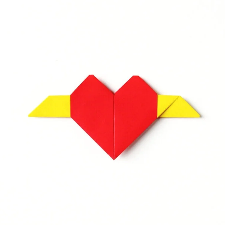 ORIGAMI WINGED HEART
