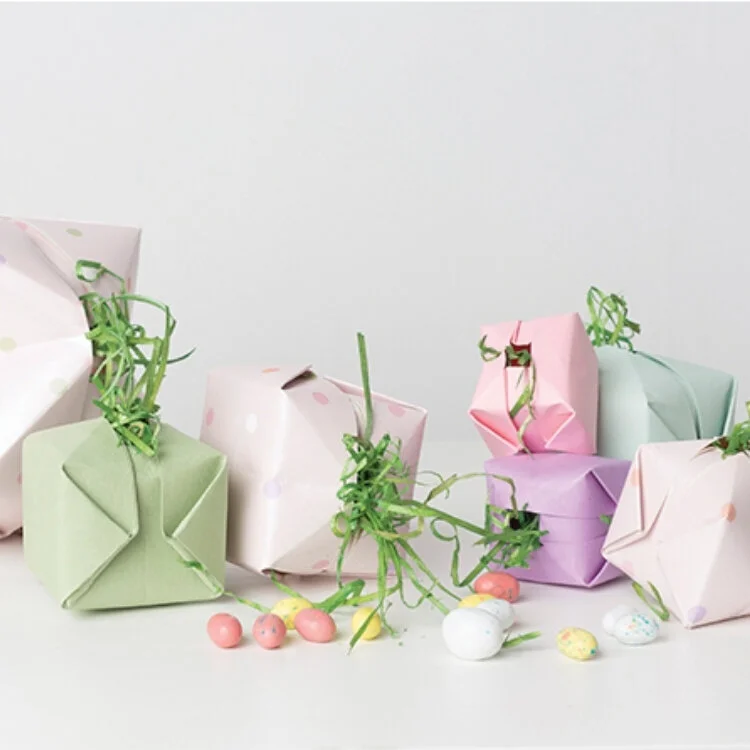 origami surprise easter boxes