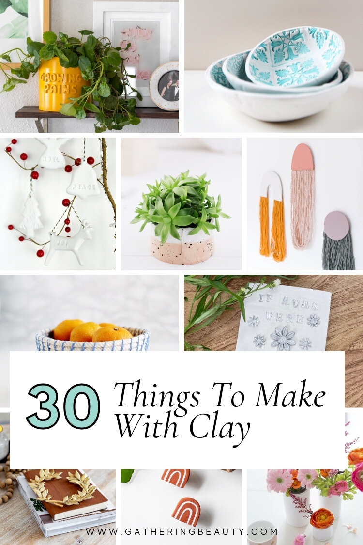 How To Glaze Air Dry Clay — Gathering Beauty  Clay crafts air dry, Diy  clay crafts, Air dry clay