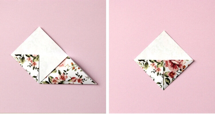 How to Fold an Origami Corner Bookmark - Creative Ramblings