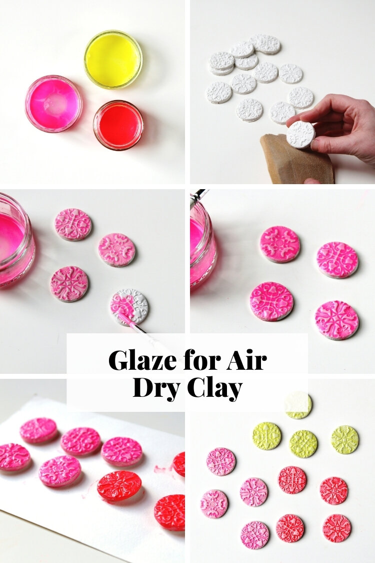 Gloss Glaze for Cold Porcelain Air Dry Clay