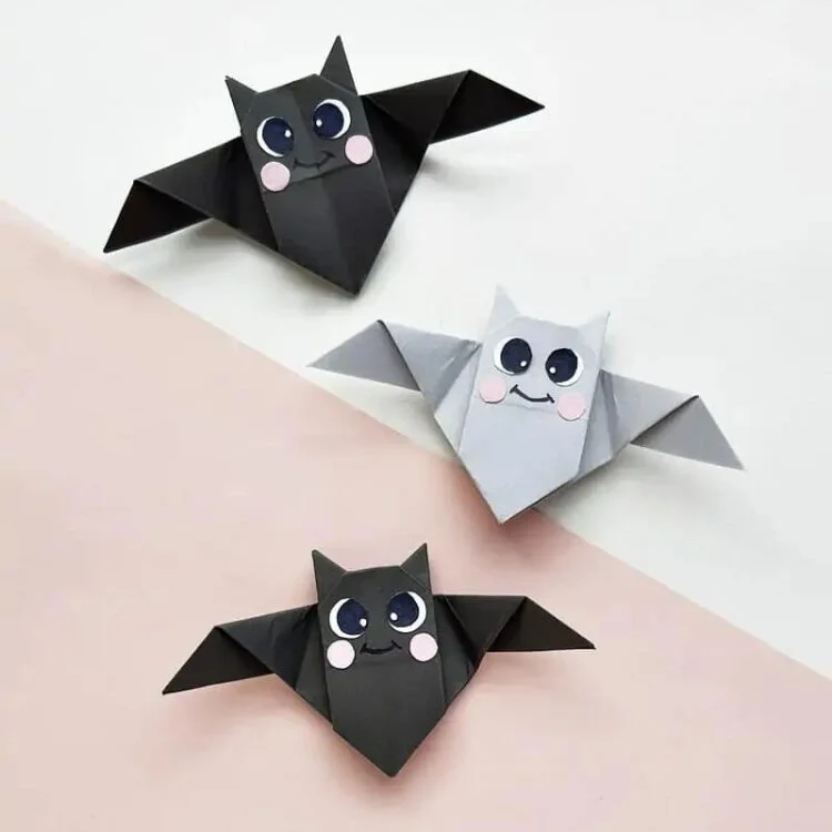 cute origami bats