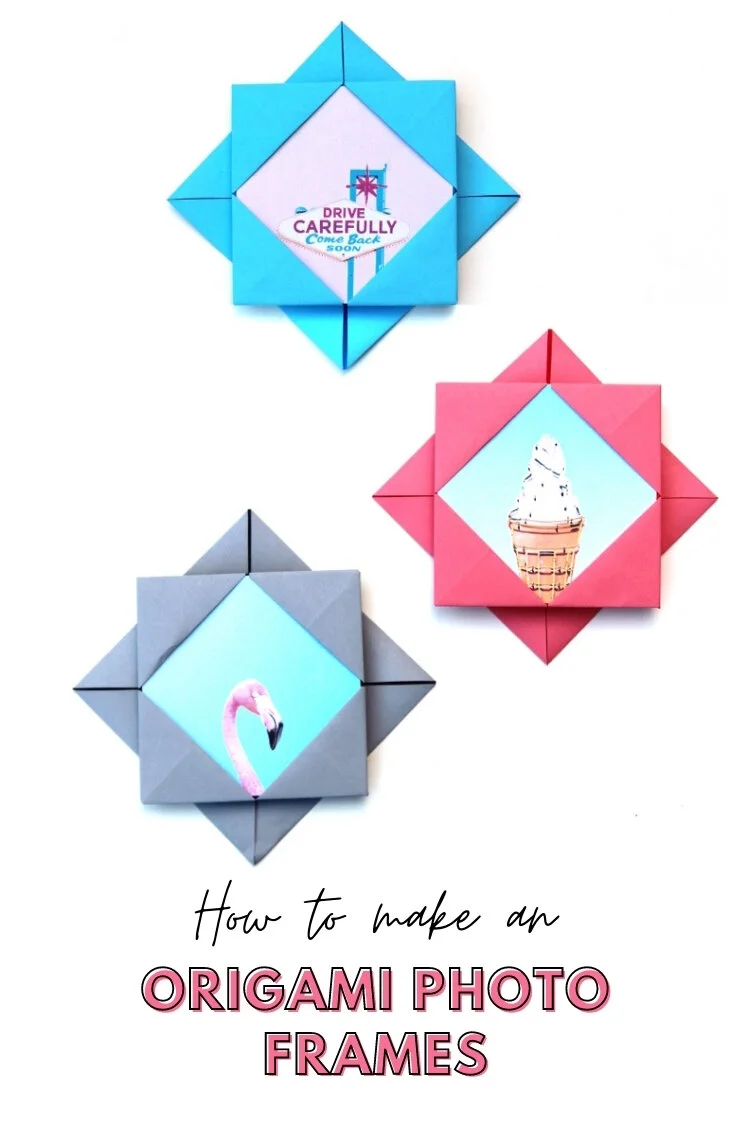 How To Make Origami Photo Frames