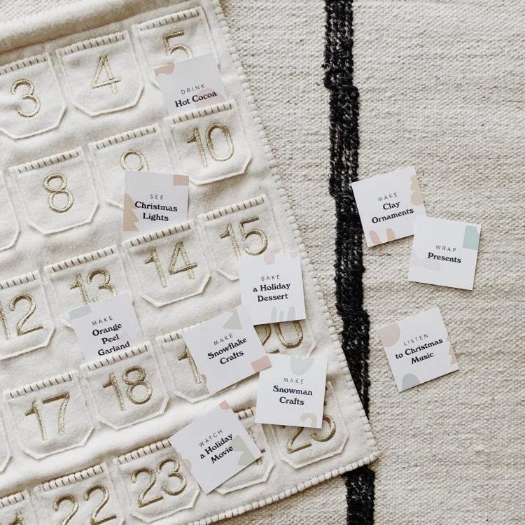 felt advent filled with printable christmas activities