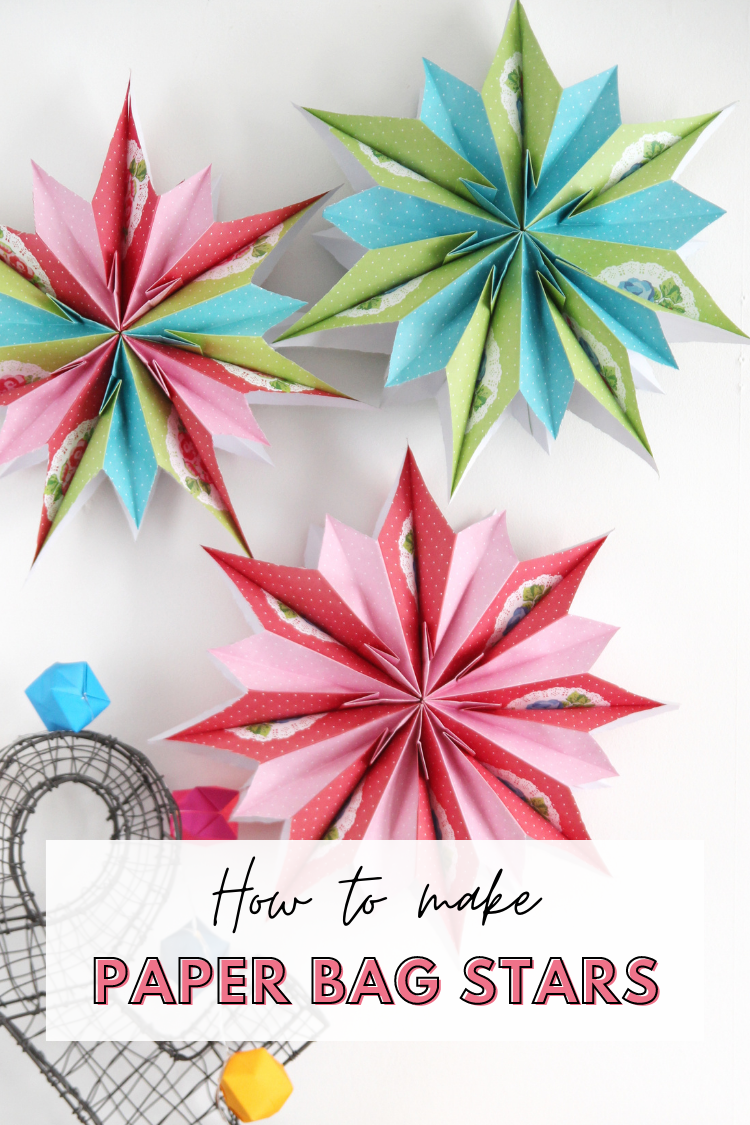 How To Make Diy Paper Bag Stars — Gathering Beauty