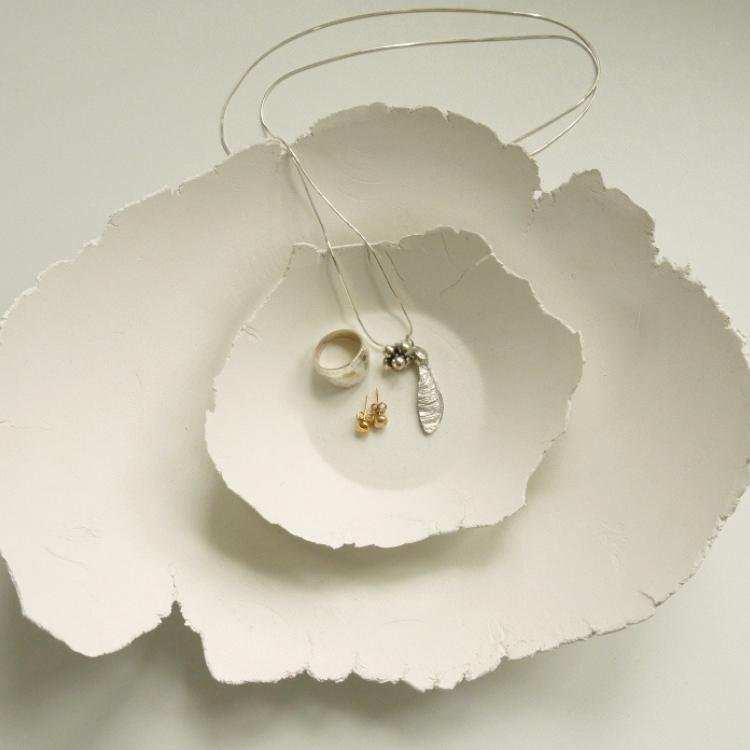 air dry clay torn clay bowls