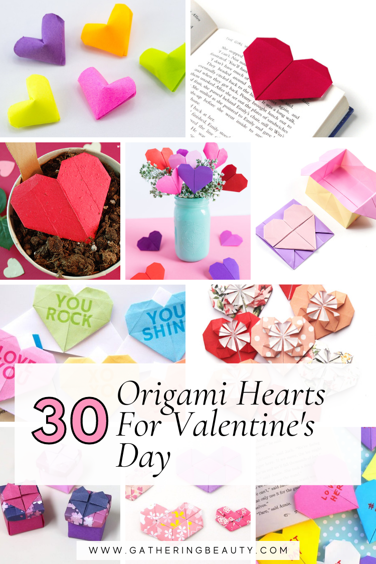 30 Origami Hearts For Valentines — Gathering Beauty
