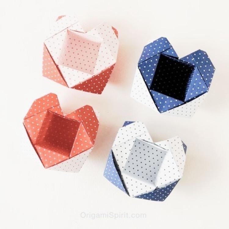 30 Origami Hearts For Valentines — Gathering Beauty