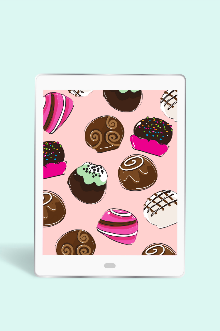 Valentine's Day Chocolate Candy Wallpaper — Gathering Beauty