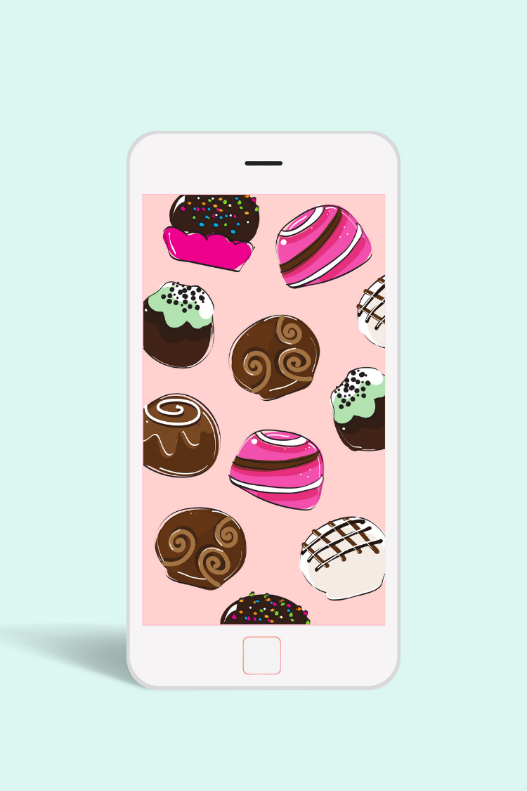 Valentine's Day Chocolate Candy Wallpaper — Gathering Beauty