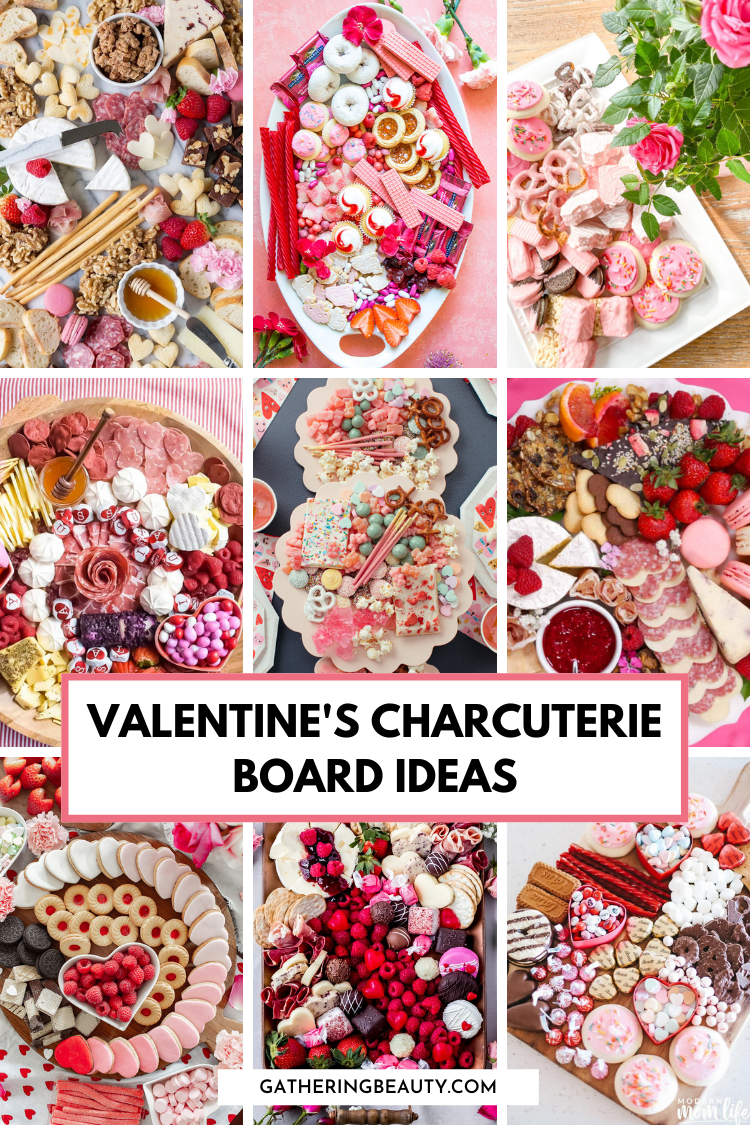 VALENTINE'S DAY Pink and Red Candy Charcuterie Box Party Favor