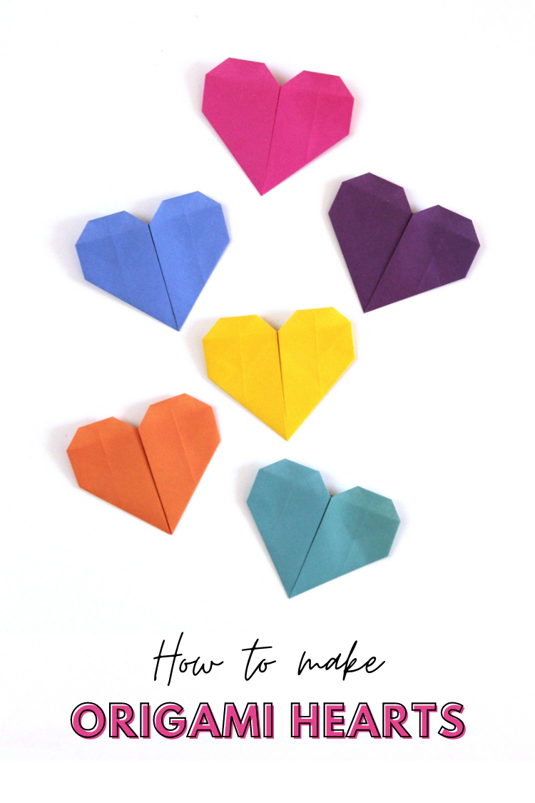 How To Make A Paper Heart-Folding Origami Heart Tutorial 
