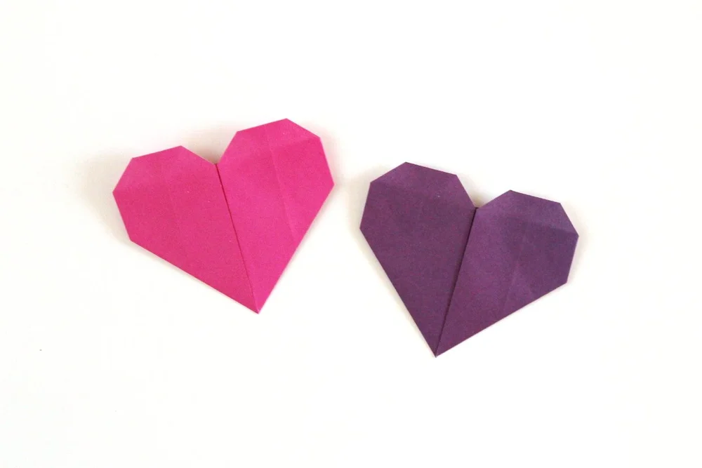 easy origami heart gathering beauty
