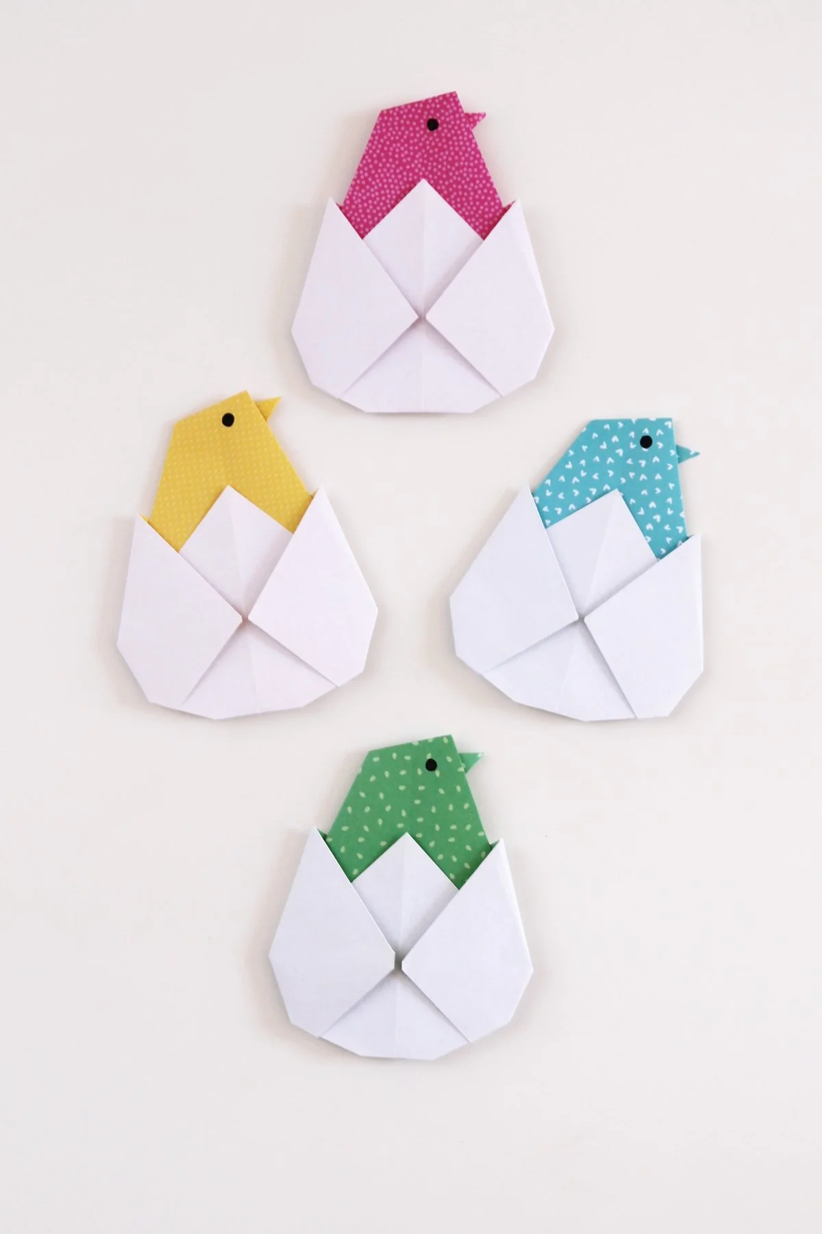 Origami Chicks In Eggs — Gathering Beauty