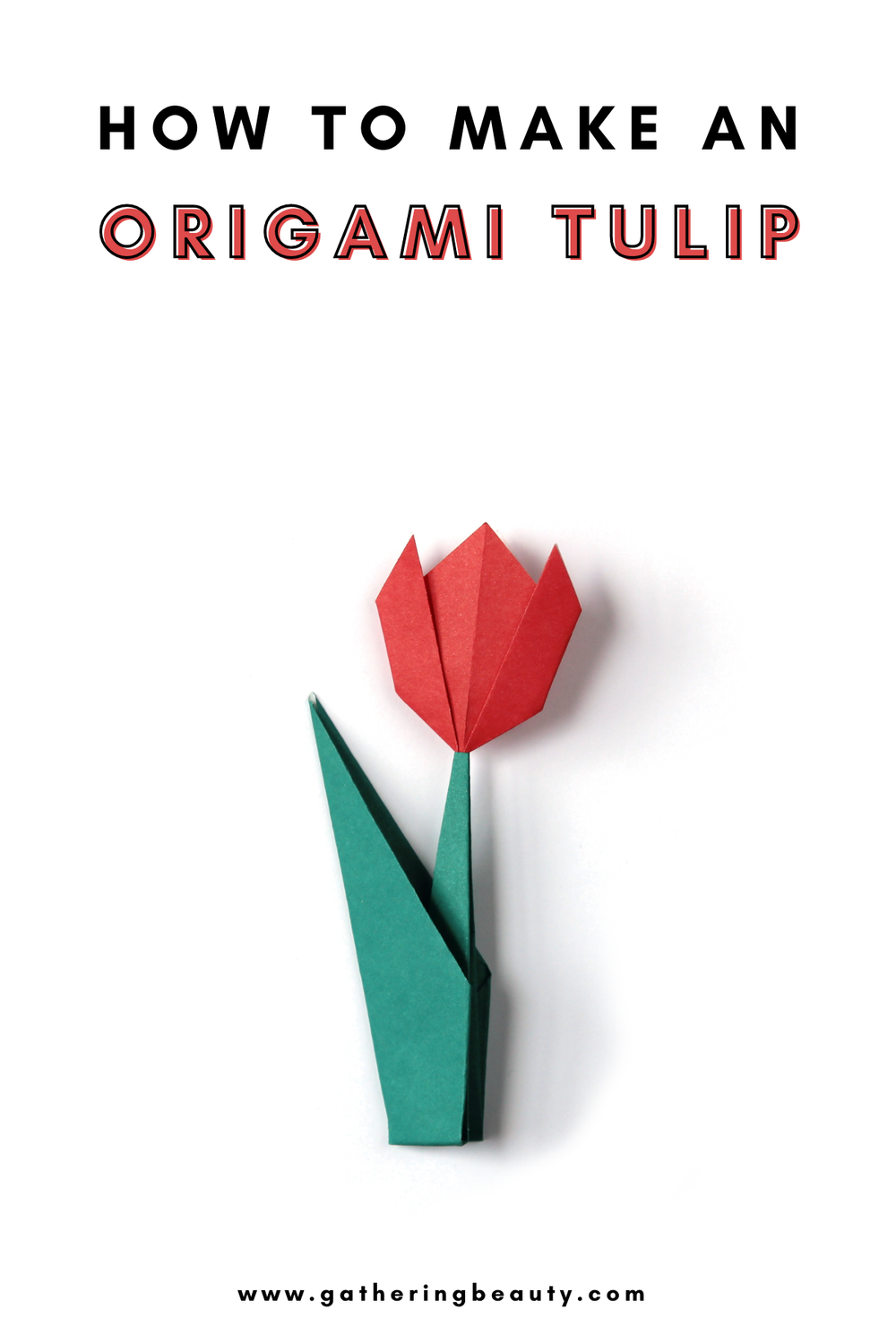 leje Bule Legepladsudstyr How To Make An Origami Tulip. — Gathering Beauty