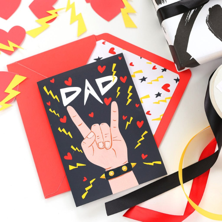Printable 'Dad' card.