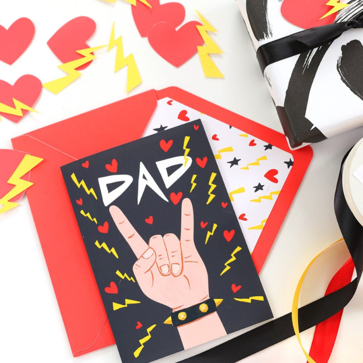 Printable Dad Father's Day card.