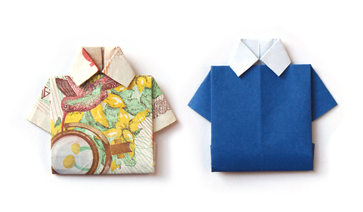 How To Make An Origami Shirt — Gathering Beauty