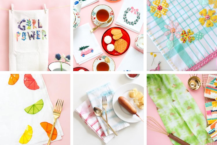 DIY Tea Towels — Gathering Beauty