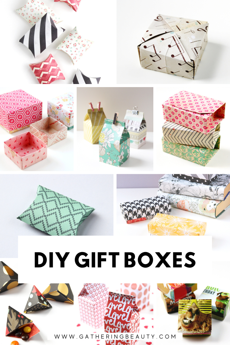 DIY Gift Box, Milk Carton Gift Boxes for Gift Packaging, Christmas Gift  Box