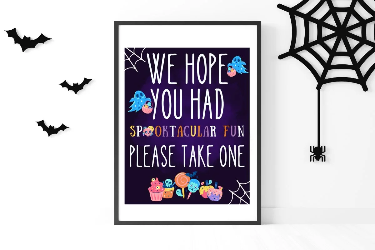 Printable Halloween Sign — Gathering Beauty