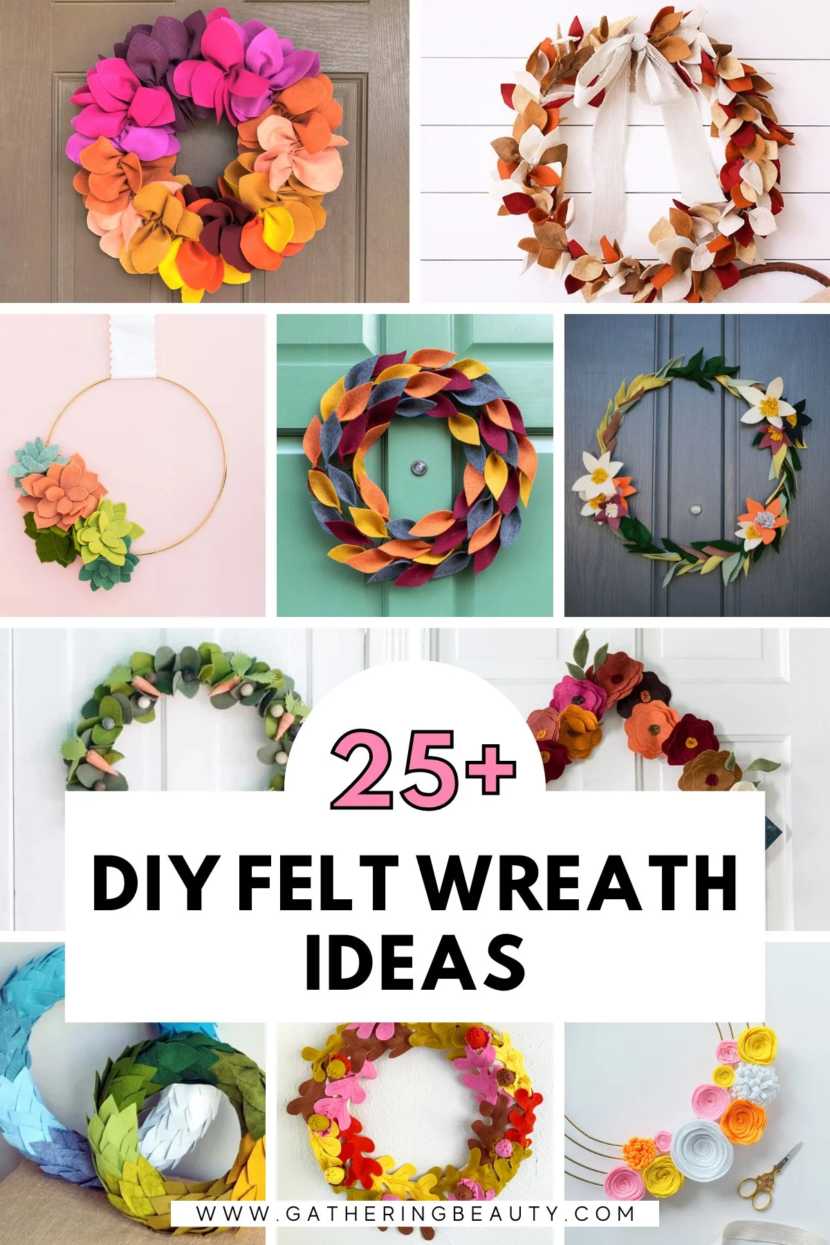 DIY Felt Wreath Ideas