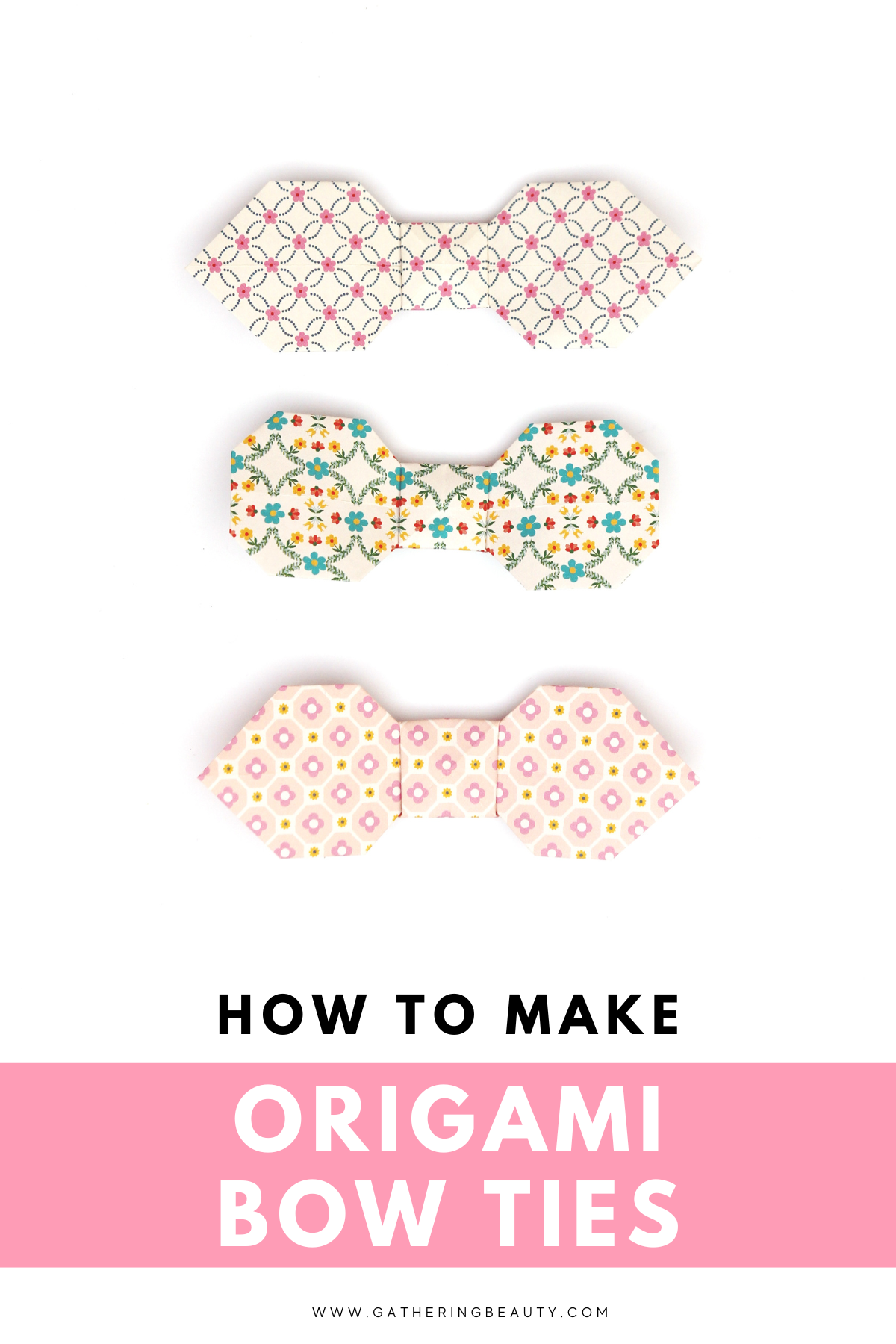 Easy Origami Bow Ties